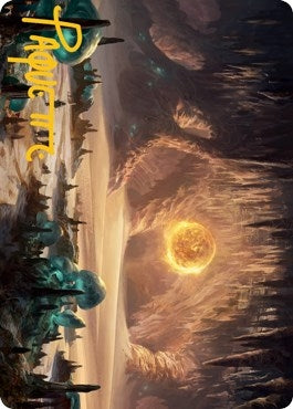 Image for Plains (265) Art Card (Gold-Stamped Signature) (63) (ASAFR) - Magic: The Gathering