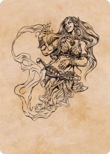 Image for Djinni Windseer (Showcase) Art Card (74) - Magic: The Gathering