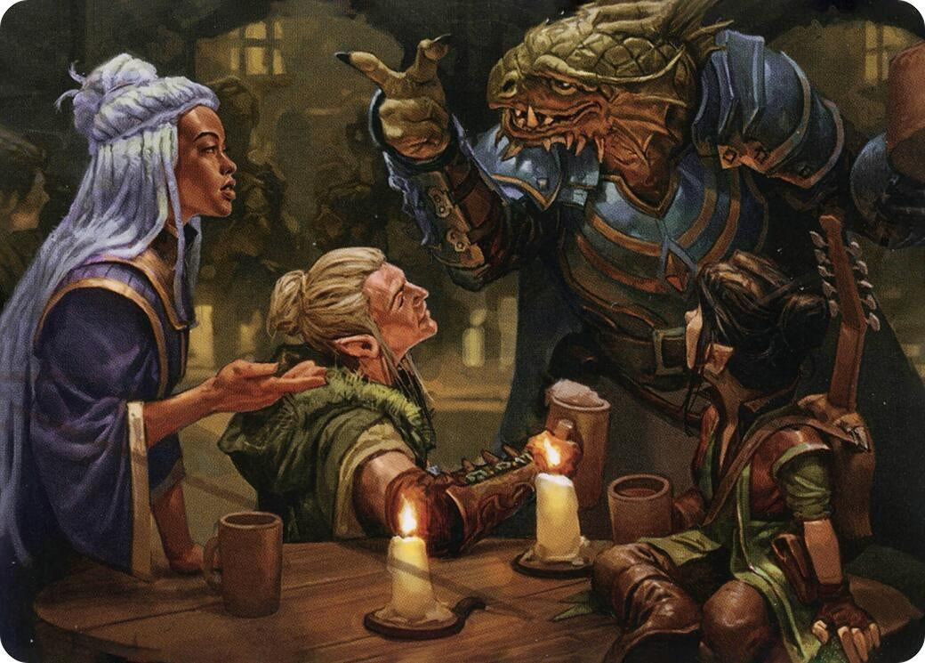 Image for You Meet in a Tavern Art Card (49) (ASAFR) - Magic: The Gathering
