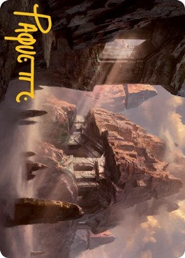 Image for Mountain (62/81) Art Card (Gold-Stamped Signature) (62) - Magic: The Gathering