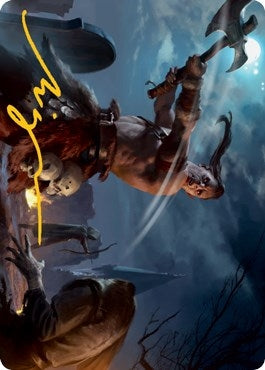 Image for Critical Hit Art Card (Gold-Stamped Signature) (38) (ASAFR) - Magic: The Gathering