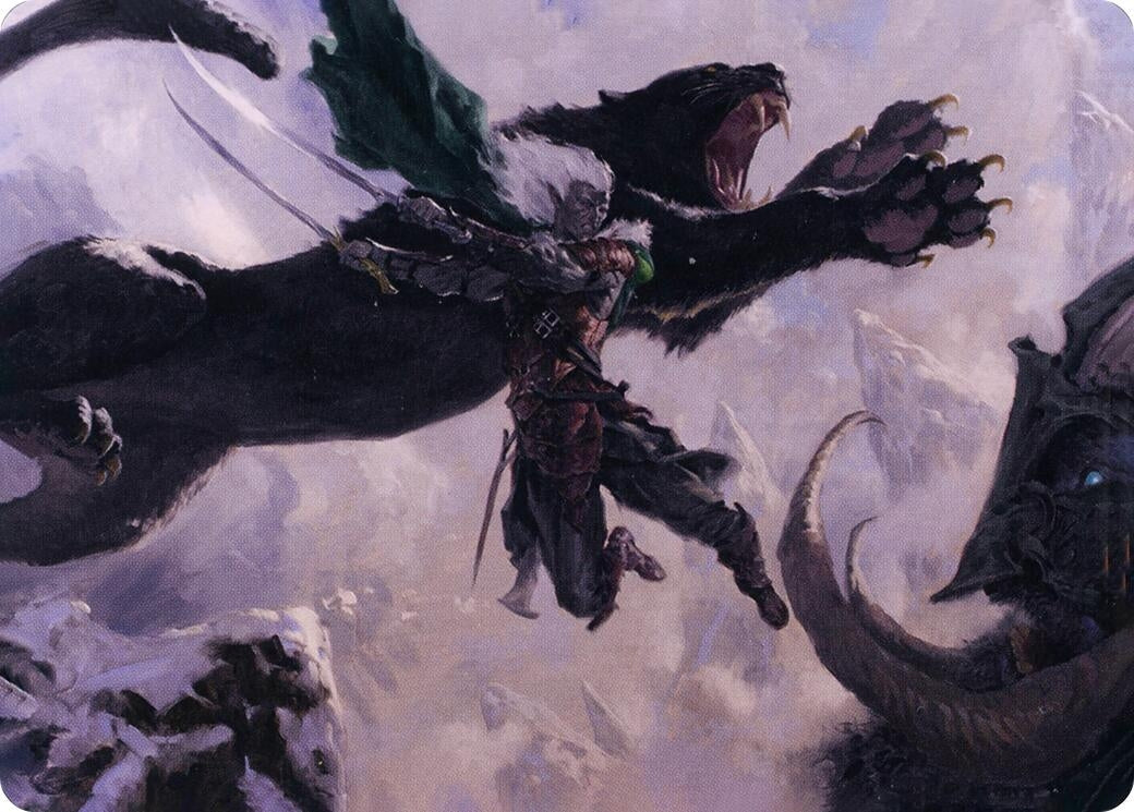 Image for Drizzt Do'Urden Art Card (52) - Magic: The Gathering