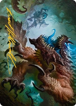 Image for Basilisk Art Card (Gold-Stamped Signature) (9) - Magic: The Gathering