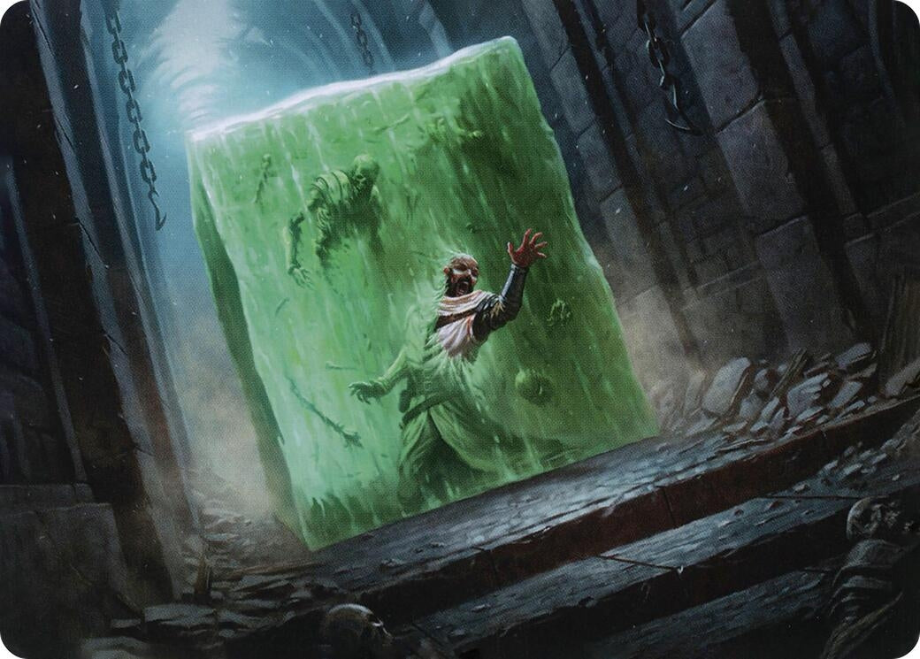 Image for Gelatinous Cube Art Card (7) (ASAFR) - Magic: The Gathering