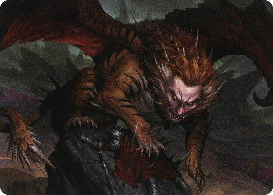 Image for Manticore Art Card (6) - Magic: The Gathering