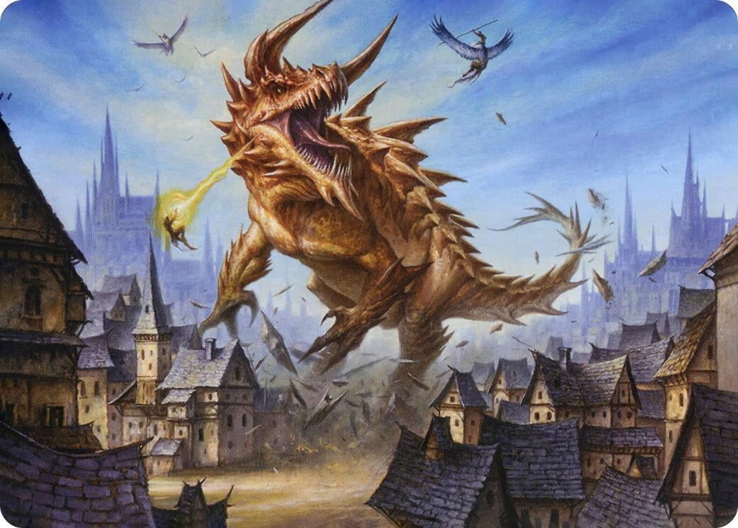 Image for Tarrasque Art Card (19) (ASAFR) - Magic: The Gathering