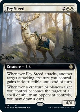 Image for Fey Steed (Extended Art) (274) - Magic: The Gathering