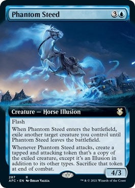 Image for Phantom Steed (Extended Art) (287) - Magic: The Gathering