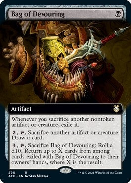 Image for Bag of Devouring (Extended Art) (290) - Magic: The Gathering