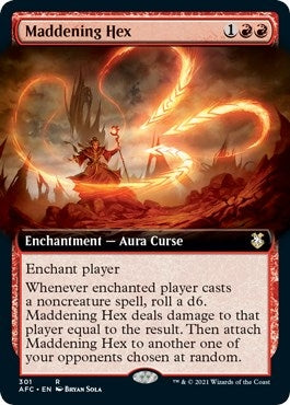 Image for Maddening Hex (Extended Art) (301) (AFC) - Magic: The Gathering