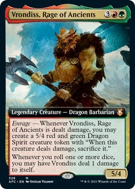 Image for Vrondiss, Rage of Ancients (Extended Art) (328) - Magic: The Gathering