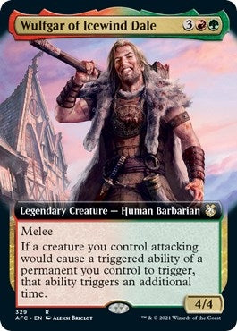 Image for Wulfgar of Icewind Dale (Extended Art) (329) - Magic: The Gathering