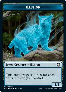Image for Illusion // Zombie Double-Sided Token (3 // 9) - Magic: The Gathering