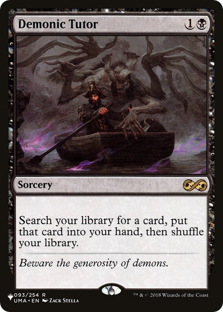 Image for Demonic Tutor (UMA) (093/254) (LIST) - Magic: The Gathering