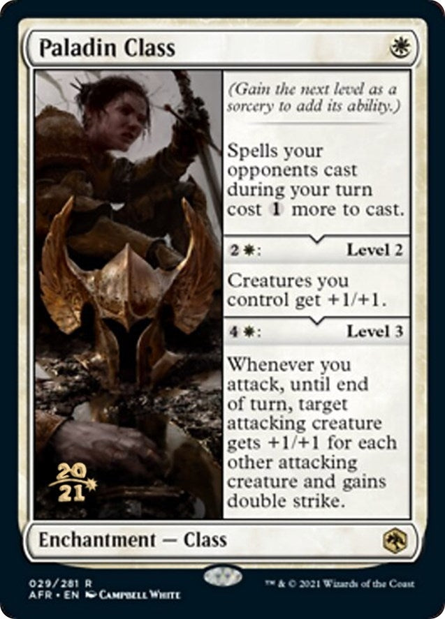 Image for Paladin Class (29) - Magic: The Gathering