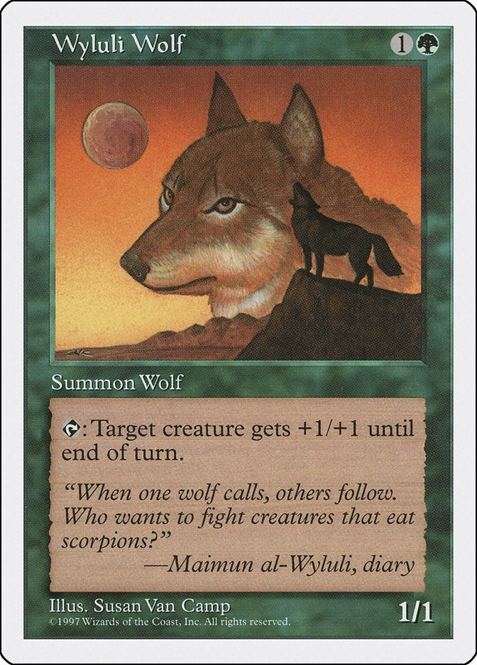 Image for Wyluli Wolf - Magic: The Gathering
