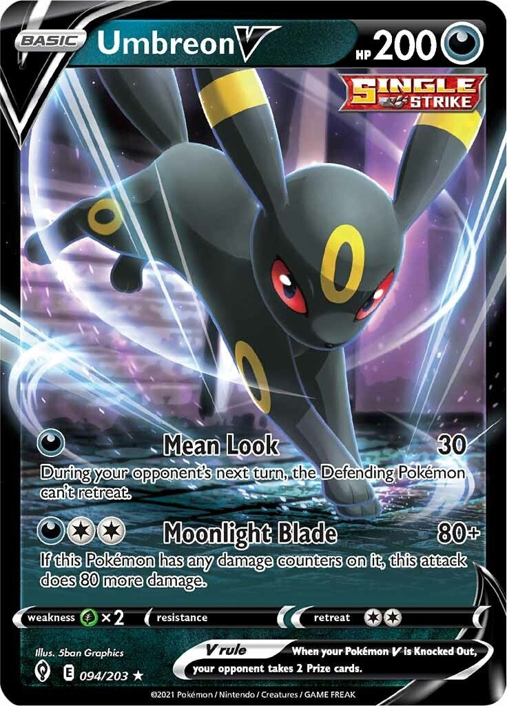 Image for Umbreon V (094/203) (SWSH07) - Pokemon