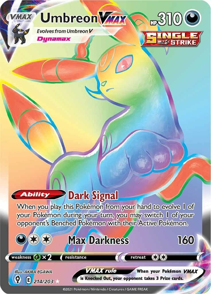 Image for Umbreon VMAX (Secret) (214/203) (SWSH07) - Pokemon