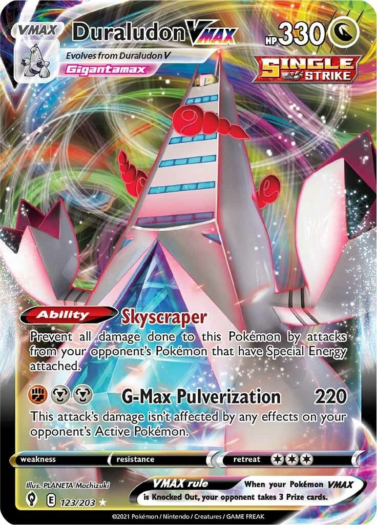 Image for Duraludon VMAX (123/203) (SWSH07) - Pokemon