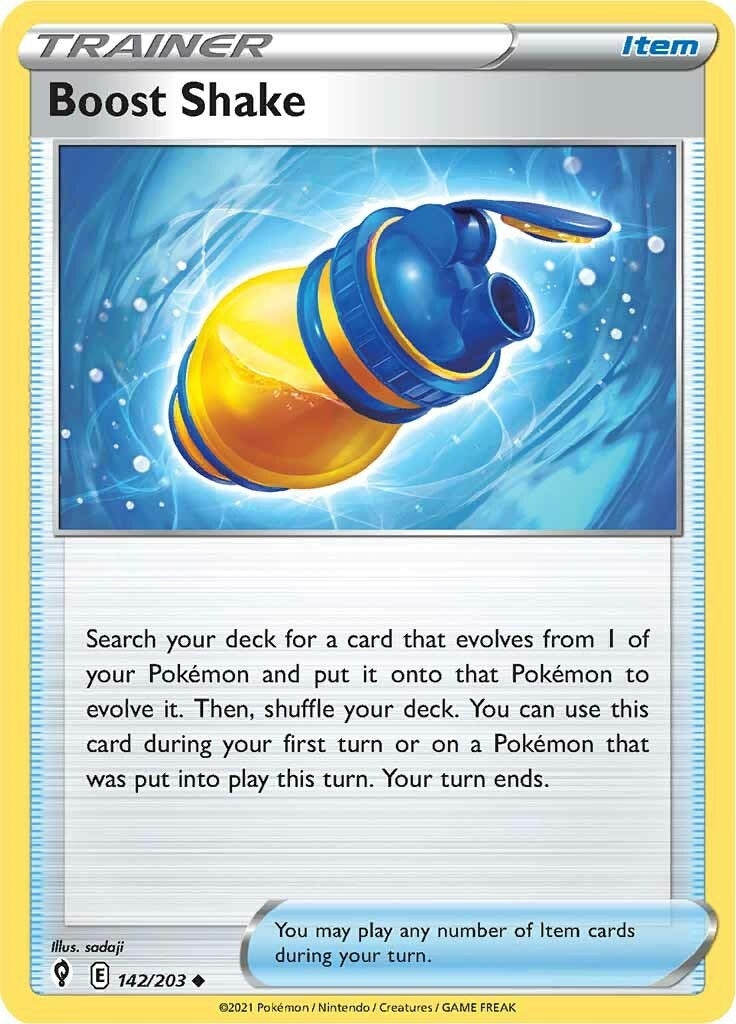 Image for Boost Shake (142/203) (SWSH07) - Pokemon