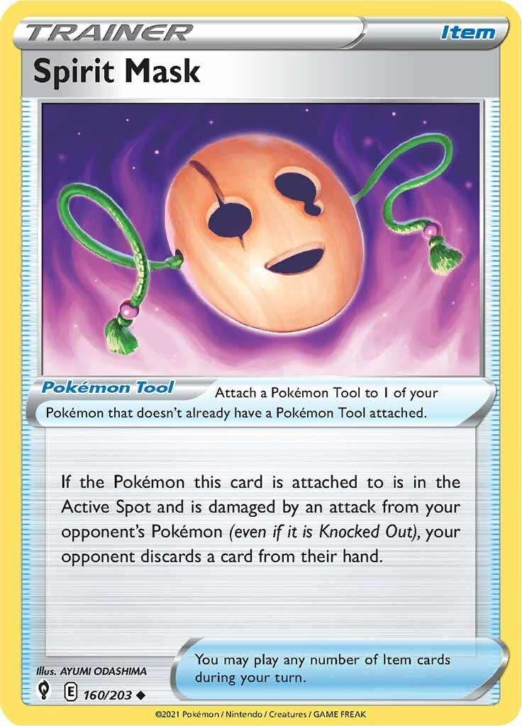 Image for Spirit Mask (160/203) (SWSH07) - Pokemon