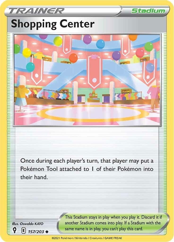 Image for Shopping Center (157/203) (SWSH07) - Pokemon
