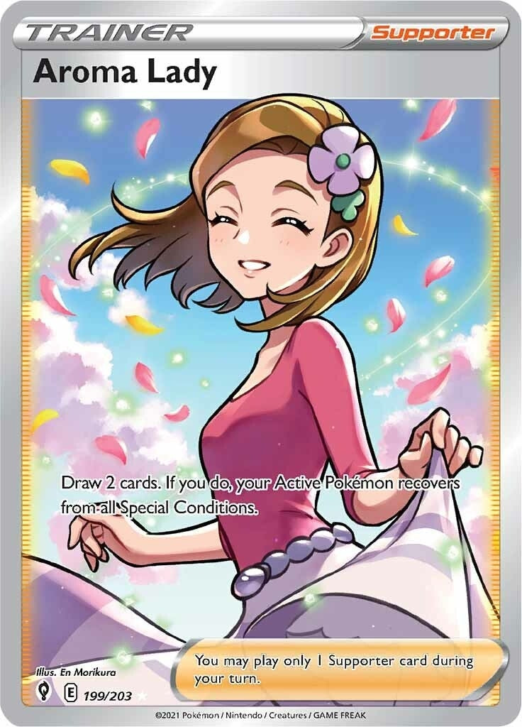 Image for Aroma Lady (Full Art) (199/203) (SWSH07) - Pokemon