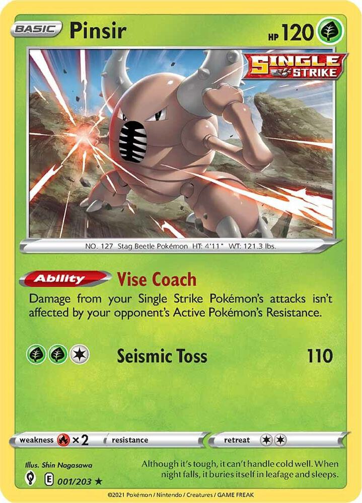 Pinsir (001/203) (SWSH07)