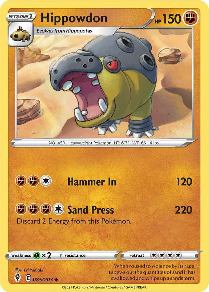 Hippowdon (085/203) (SWSH07)