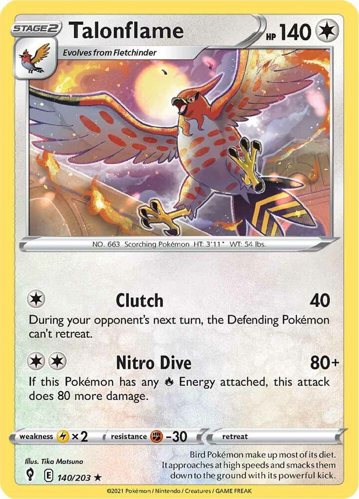 Talonflame (140/203) (SWSH07)