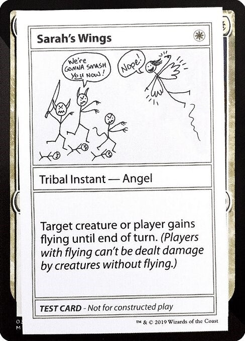 Image for Sarah's Wings (No PW Symbol) - Magic: The Gathering