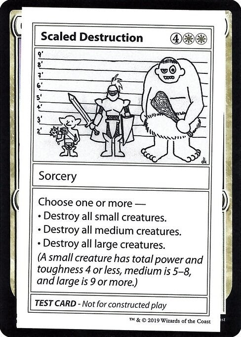 Image for Scaled Destruction (No PW Symbol) (CMB1) - Magic: The Gathering