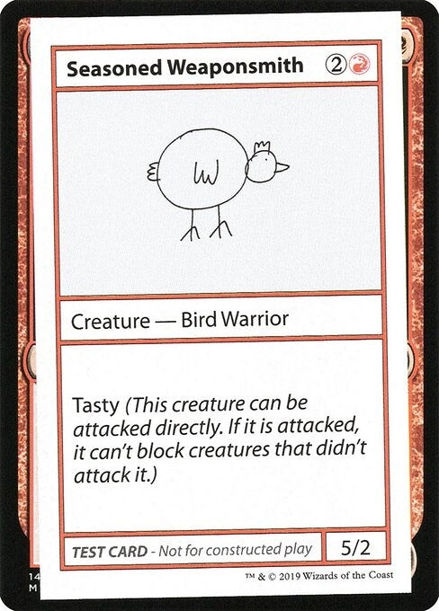 Image for Seasoned Weaponsmith (No PW Symbol) - Magic: The Gathering