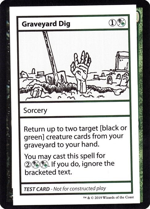 Image for Graveyard Dig (No PW Symbol) (CMB1) - Magic: The Gathering