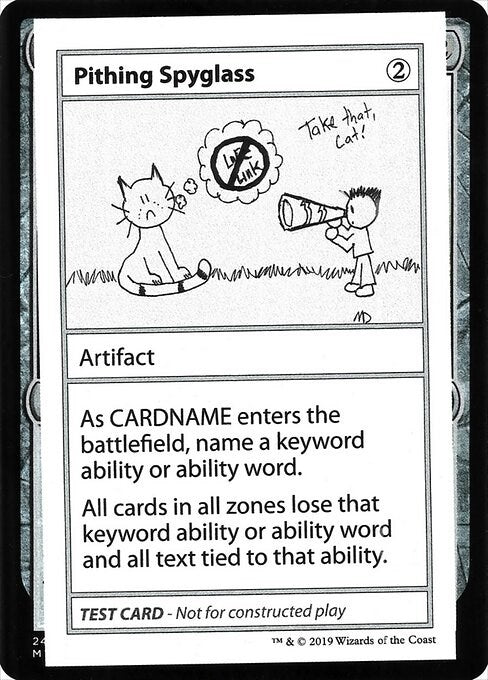 Image for Pithing Spyglass (No PW Symbol) - Magic: The Gathering