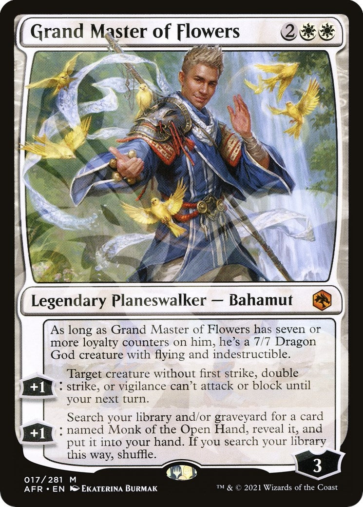 Image for Grand Master of Flowers (17) (AFR&) - Magic: The Gathering