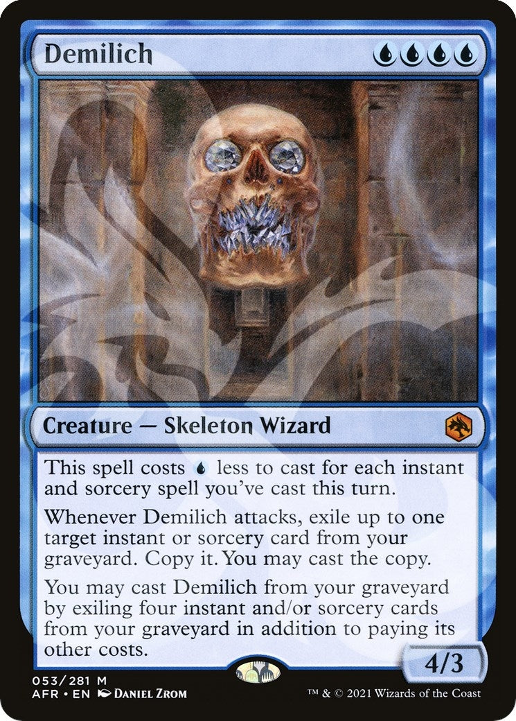 Image for Demilich (53) (AFR&) - Magic: The Gathering
