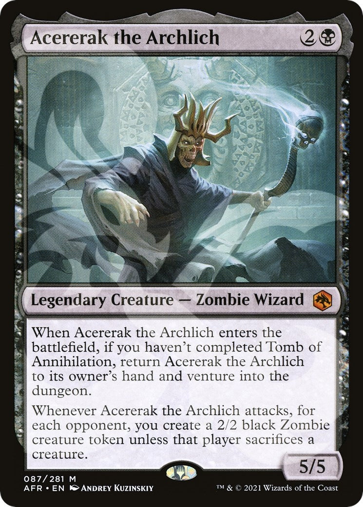 Image for Acererak the Archlich (87) (AFR&) - Magic: The Gathering