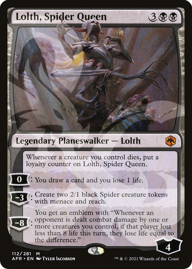 Image for Lolth, Spider Queen (112) (AFR&) - Magic: The Gathering