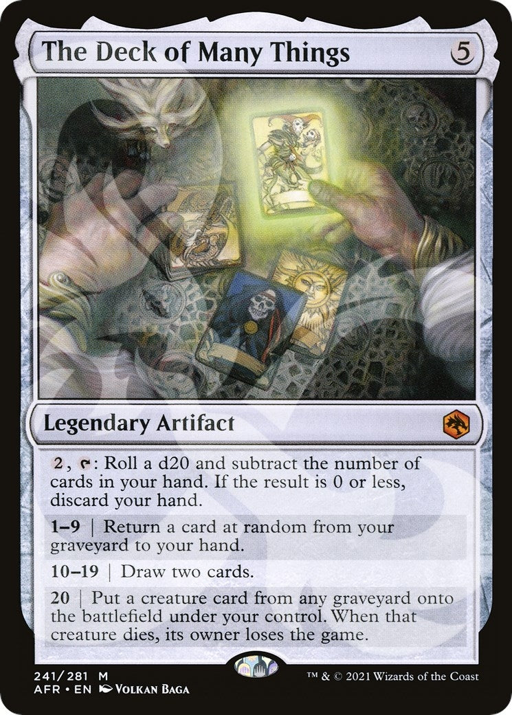 Image for The Deck of Many Things (241) - Magic: The Gathering