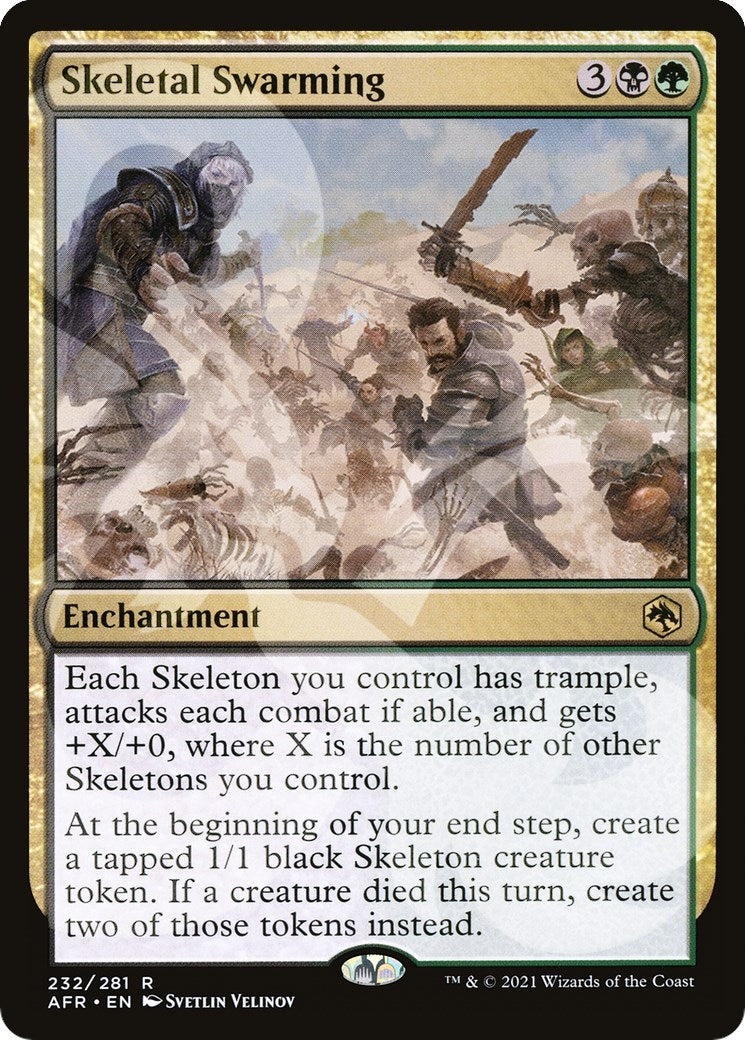 Image for Skeletal Swarming (232) (AFR&) - Magic: The Gathering