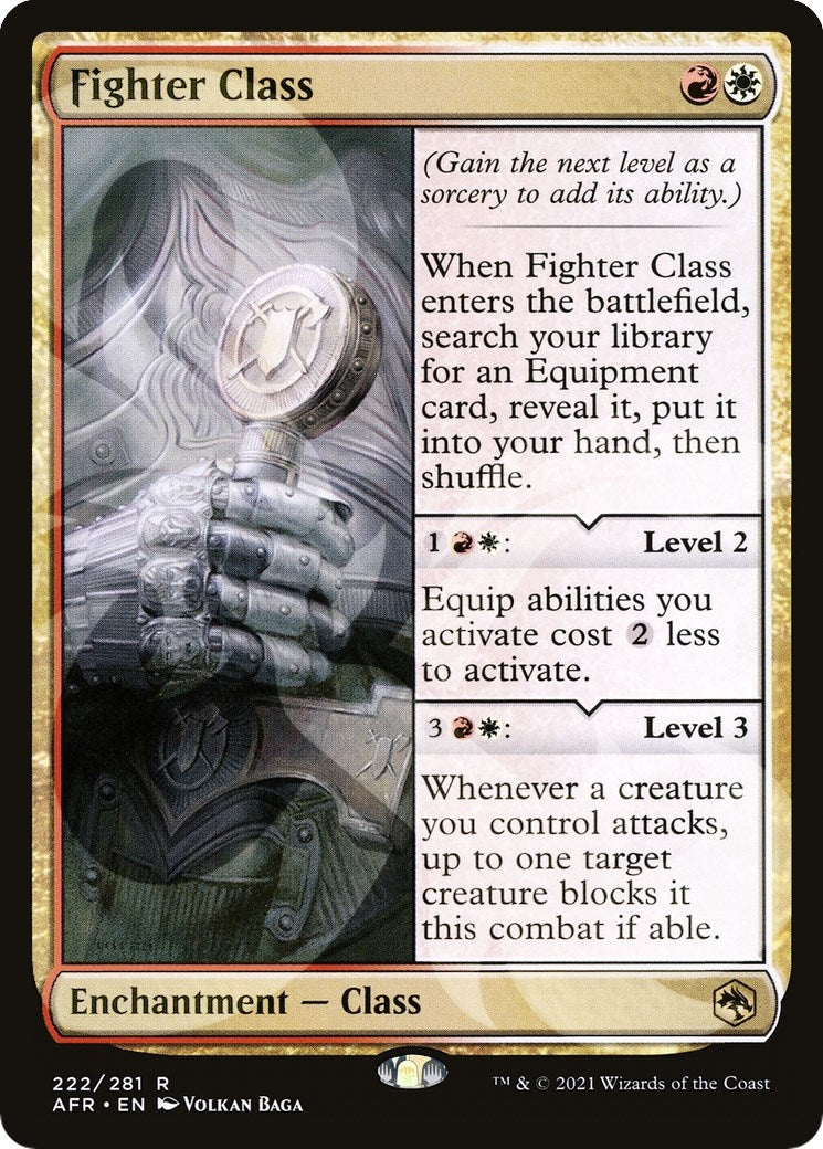 Image for Fighter Class (222) - Magic: The Gathering