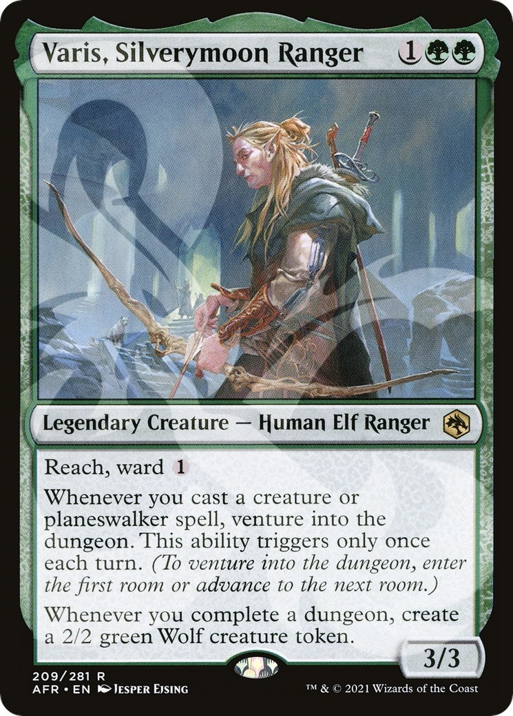Image for Varis, Silverymoon Ranger (209) (AFR&) - Magic: The Gathering
