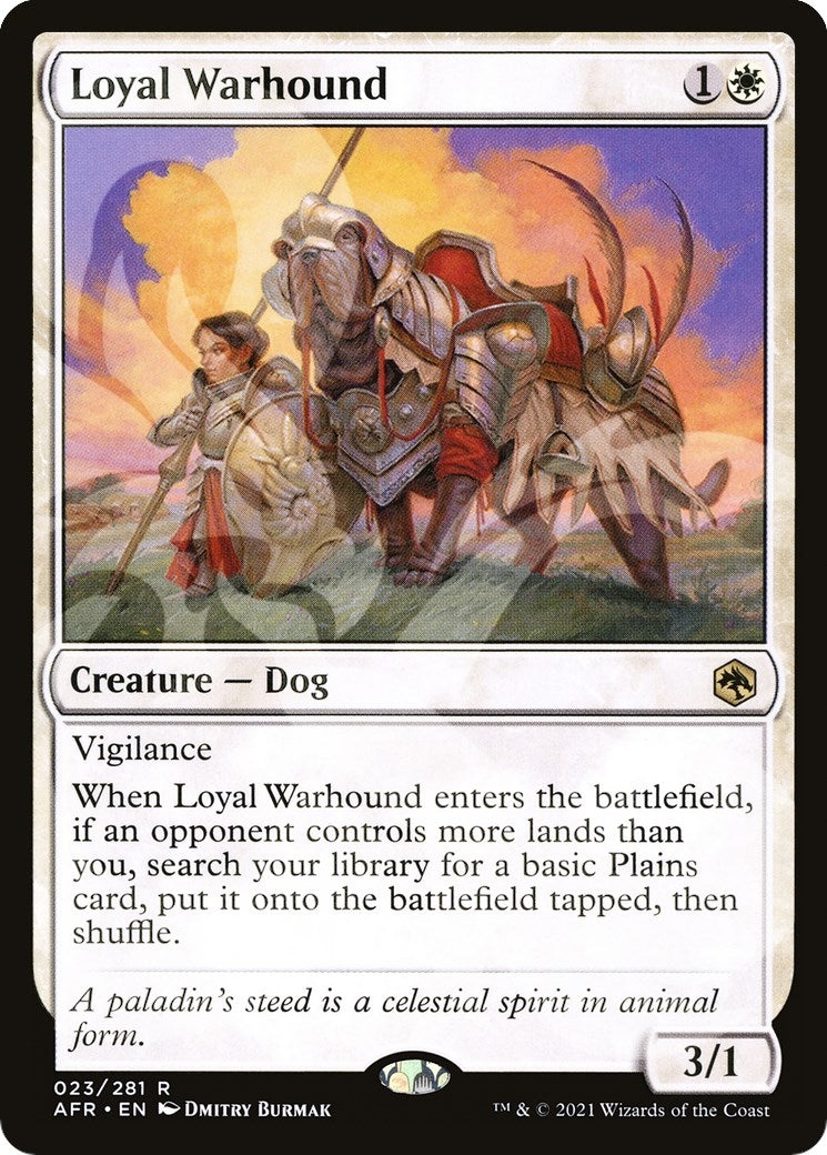 Image for Loyal Warhound (23) (AFR&) - Magic: The Gathering