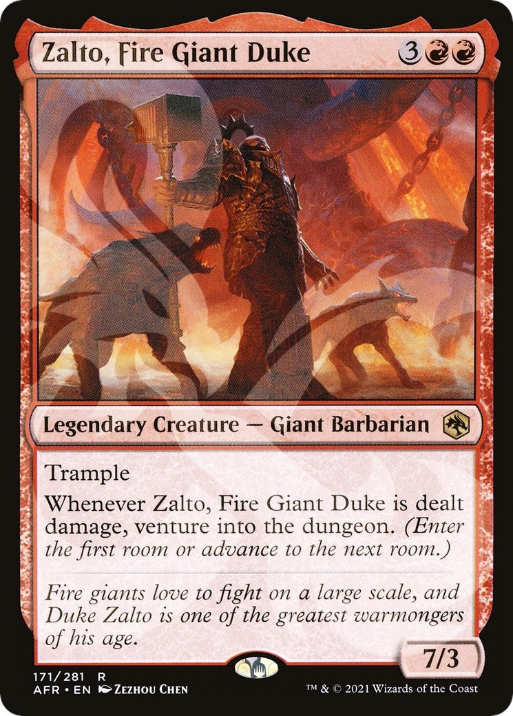 Image for Zalto, Fire Giant Duke (171) (AFR&) - Magic: The Gathering