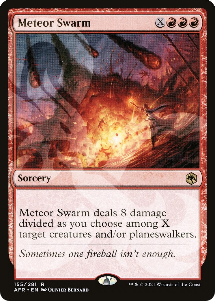 Image for Meteor Swarm (155) (AFR&) - Magic: The Gathering