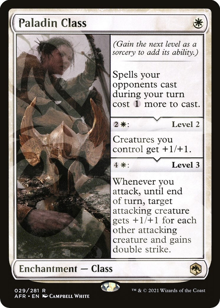 Image for Paladin Class (29) (AFR&) - Magic: The Gathering