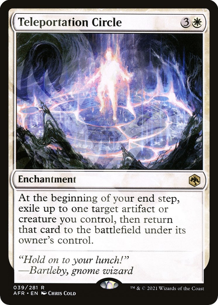 Image for Teleportation Circle (39) (AFR&) - Magic: The Gathering