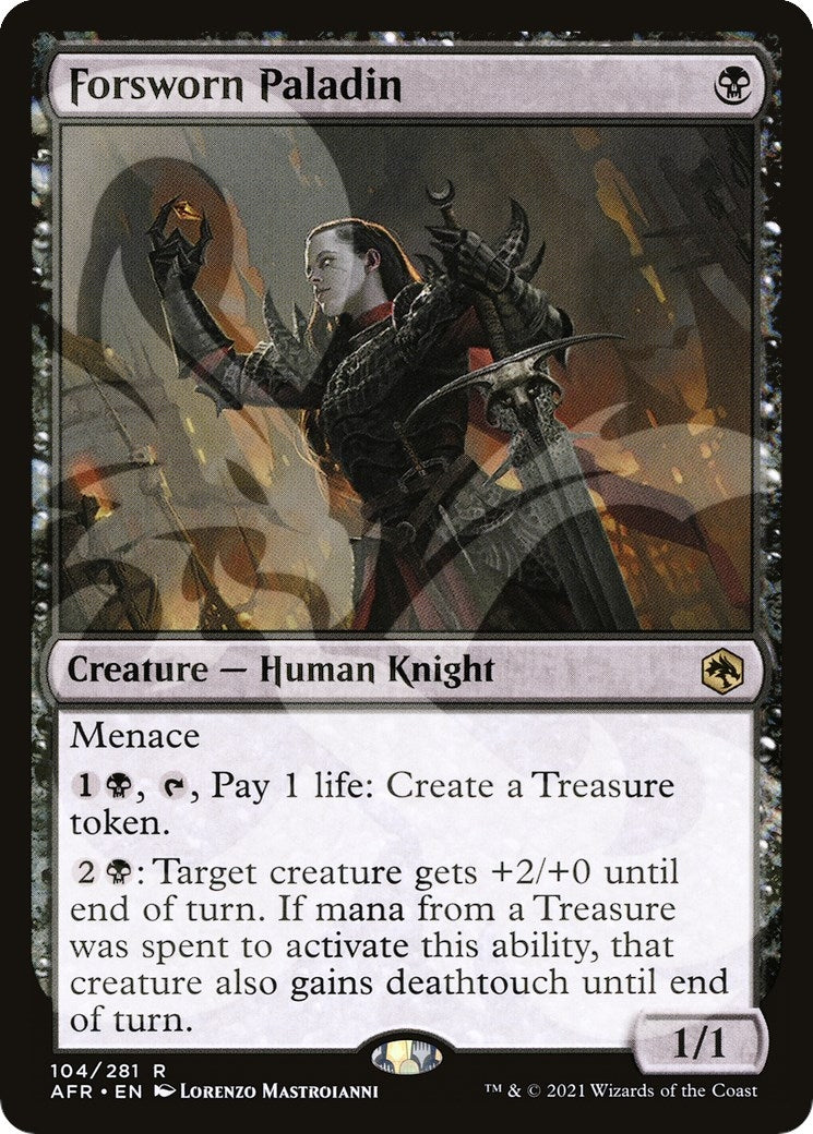 Image for Forsworn Paladin (104) (AFR&) - Magic: The Gathering