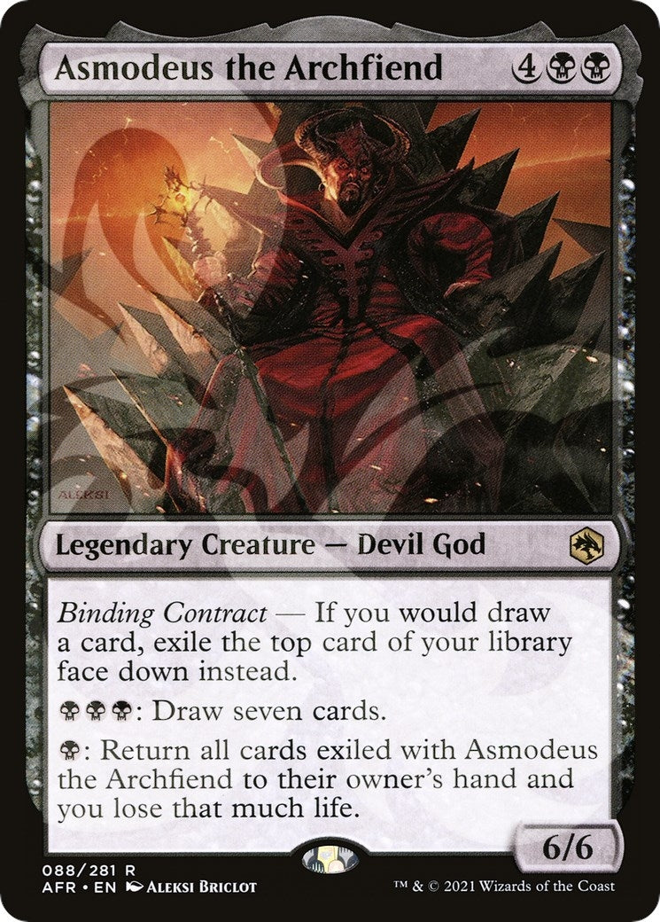 Image for Asmodeus the Archfiend (88) (AFR&) - Magic: The Gathering